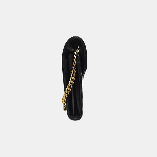 MONOGRAM Medium Chevron Calfskin Black