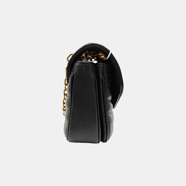 NEW WAVE PM Quilted Calfskin Black