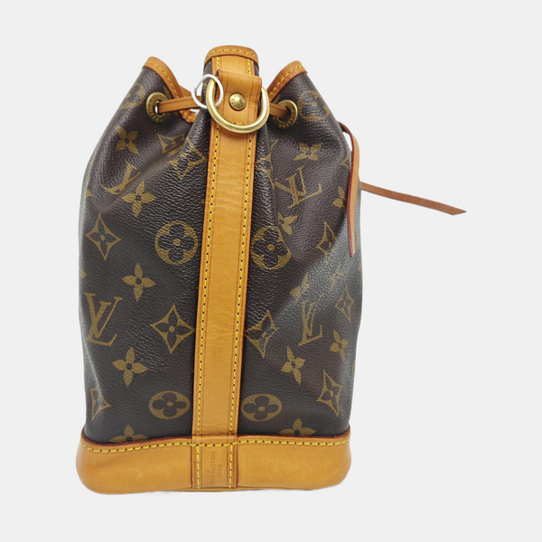 NOÉ BB Monogram Coated Canvas Brown