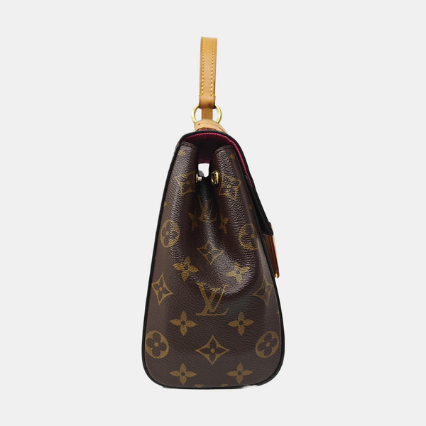 CLUNY PM Monogram Coated Canvas Brown