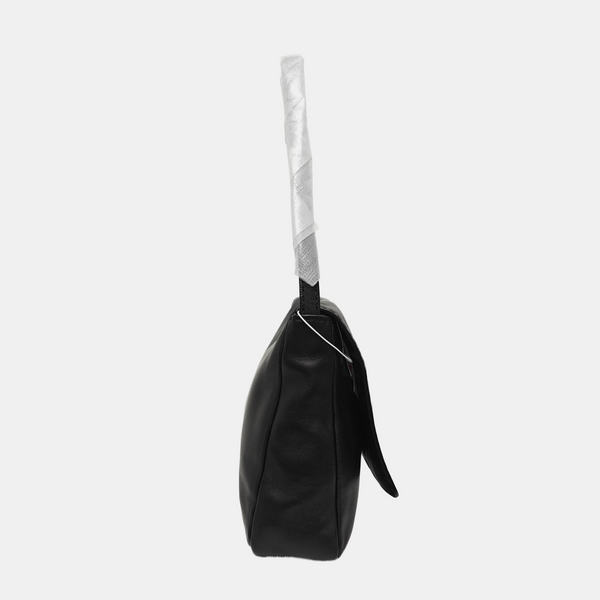 Calfskin Shoulder Bag Black