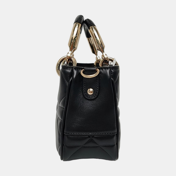 Lady 95.22 Cannage Calfskin Black