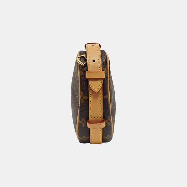 CROISSANT Monogram Coated Canvas Brown