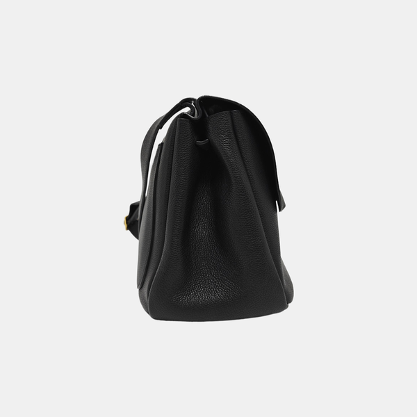Calfskin Shoulder Bag Black