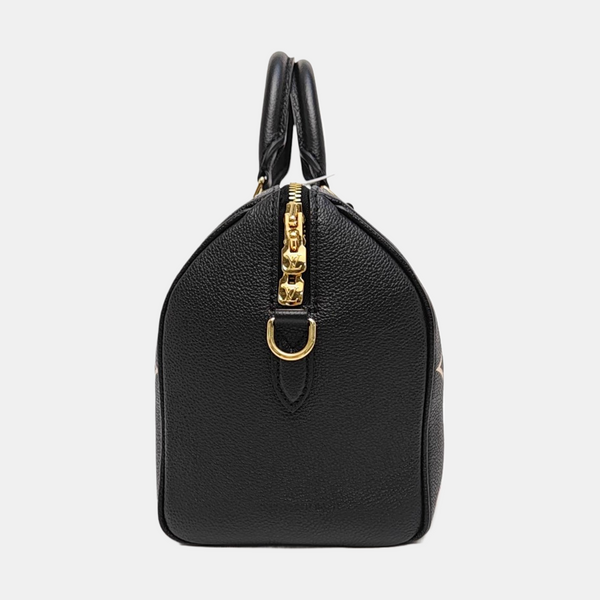 SPEEDY 25 Monogram Calfskin Black