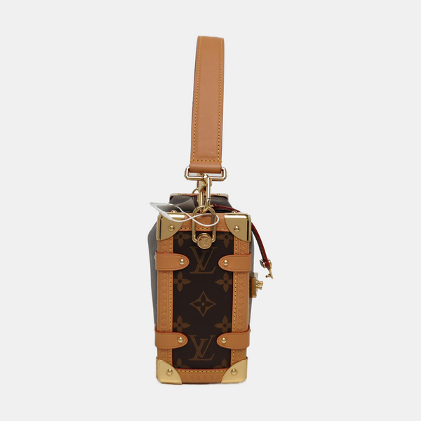 SIDE TRUNK MM Monogram Coated Canvas Brown