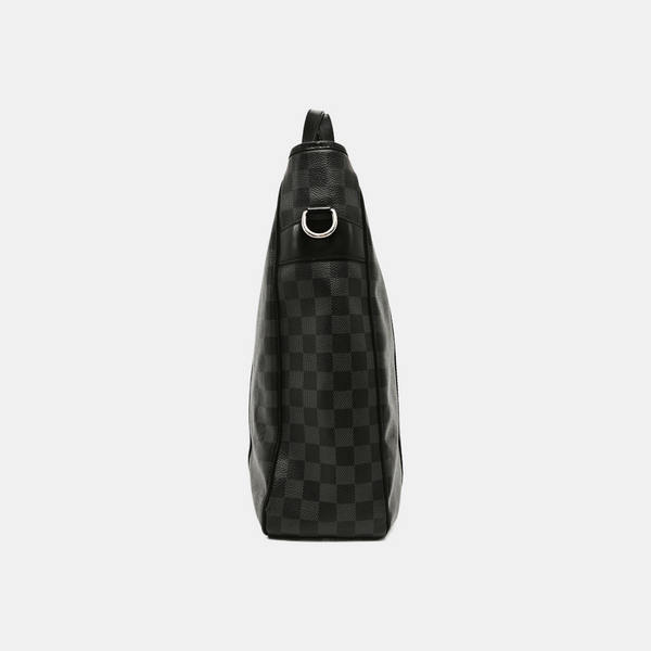 TADAO MM Damier Graphite Coated Canvas Gray