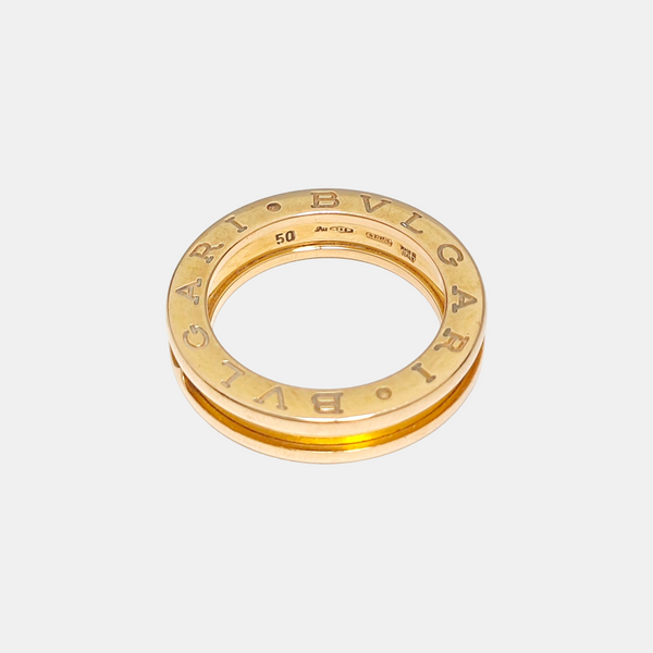 B.ZERO1 18k Rose Gold Ring EU 50