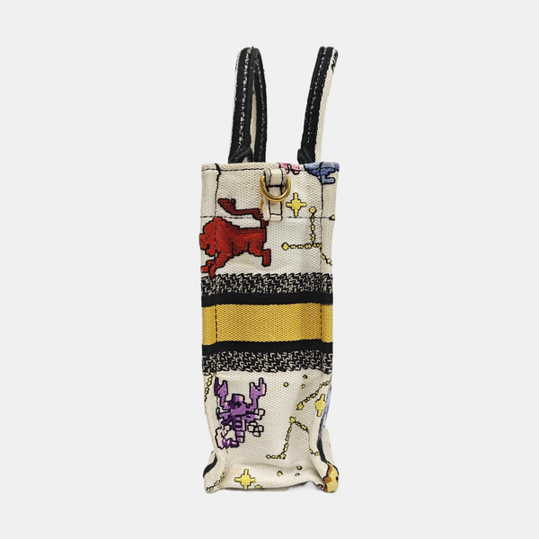 Book Tote Mini Canvas White
