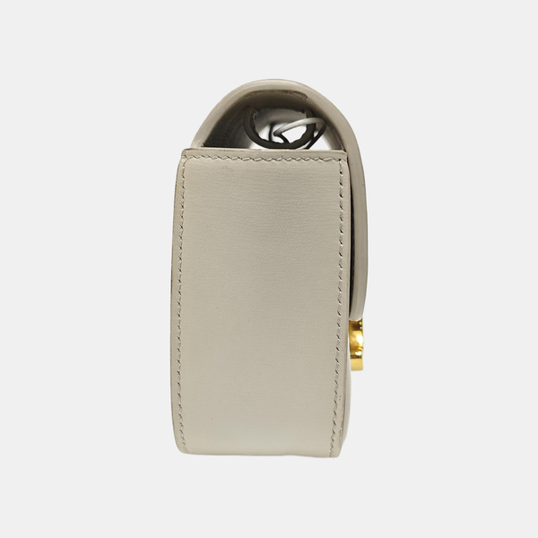 TRIOMPHE Mini Calfskin White