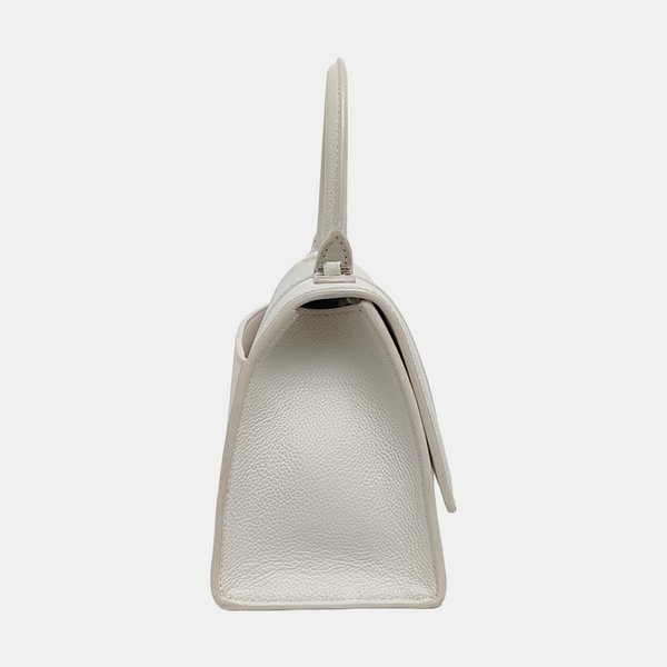 Hourglass S Calfskin White