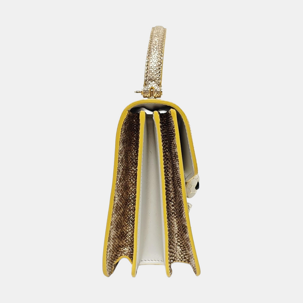 SERPENTI FOREVER Calfskin White