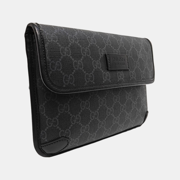 Neo Vintage Monogram Coated Canvas Black
