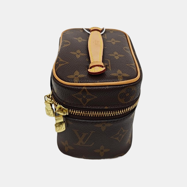 NICE Super Mini Monogram Coated Canvas Brown