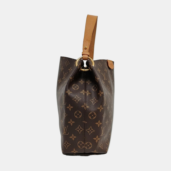 GRACEFUL PM Monogram Coated Canvas Brown