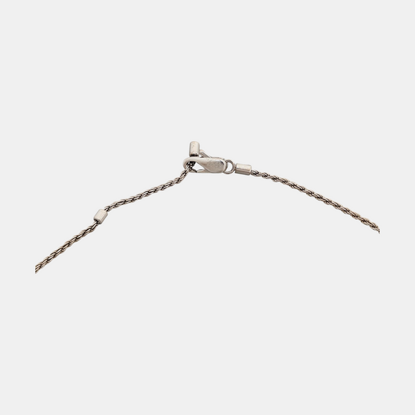 Force 10 18k White Gold Silver Necklace