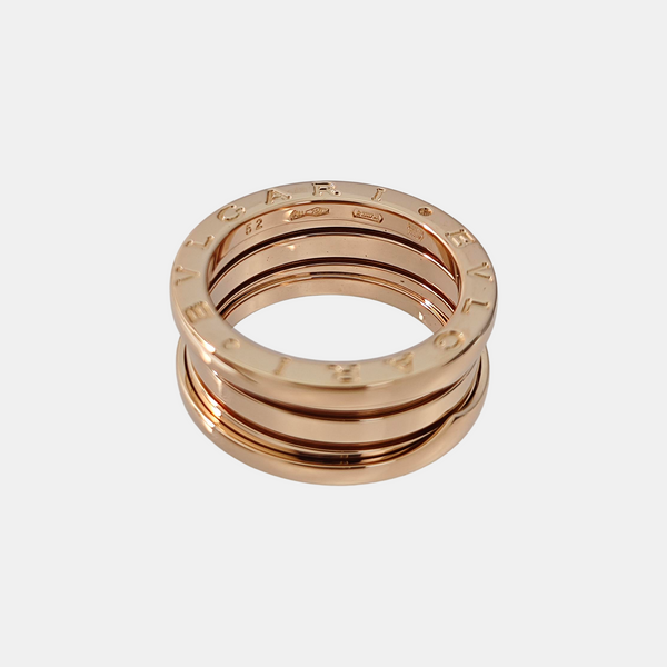 B.ZERO1 18k Rose Gold Ring EU 52