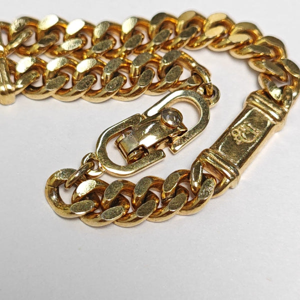 Dior Oblique Metal Gold Bracelet