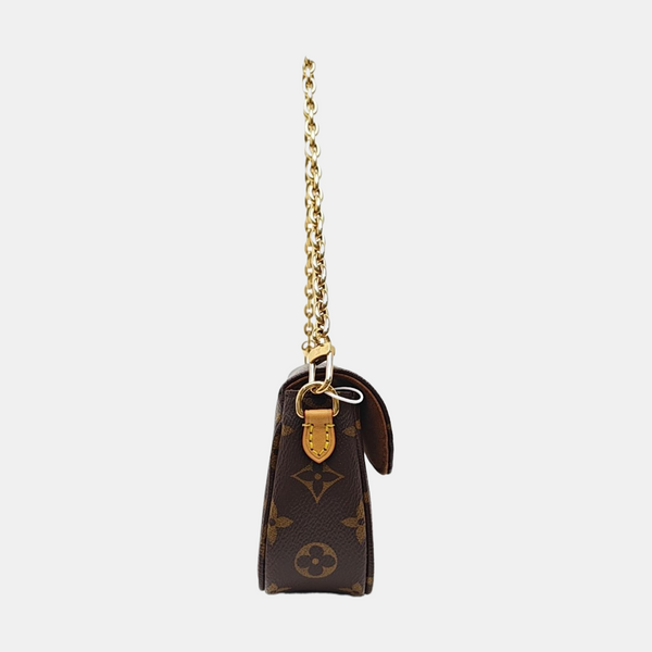 IVY Monogram Coated Canvas Brown