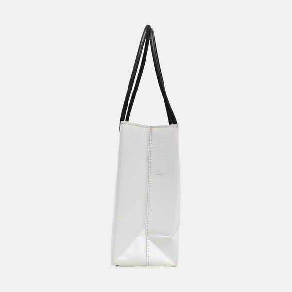 Shopping Bag Super Mini Calfskin White