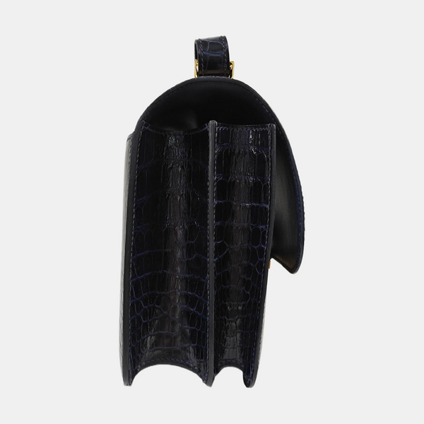 Constance 23 Shiny Porosus Crocodile Blue