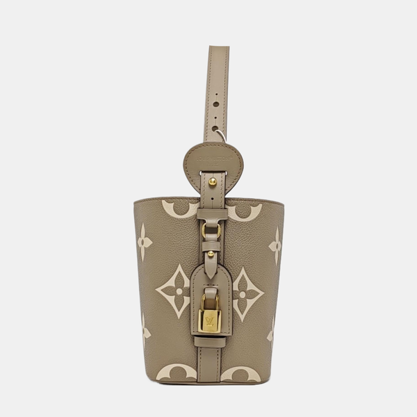 ALL IN BB Monogram Calfskin Gray