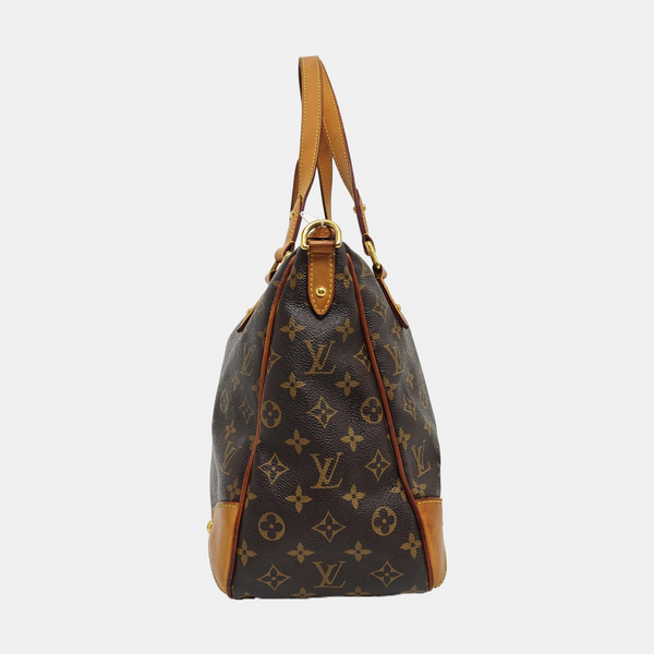 RETIRO GM Monogram Coated Canvas Brown