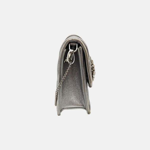 Matelassé Quilted Lambskin Silver