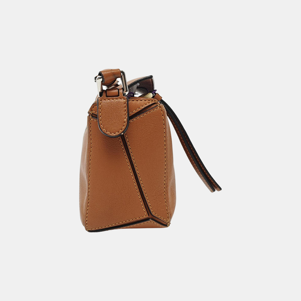 Puzzle Mini Calfskin Brown