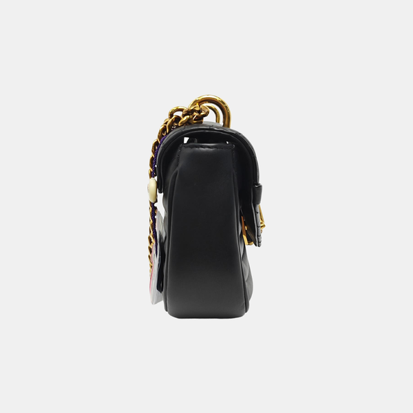NEW WAVE PM Quilted Calfskin Black