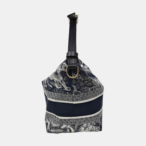 Diortravel Nomad Medium Fabric Blue