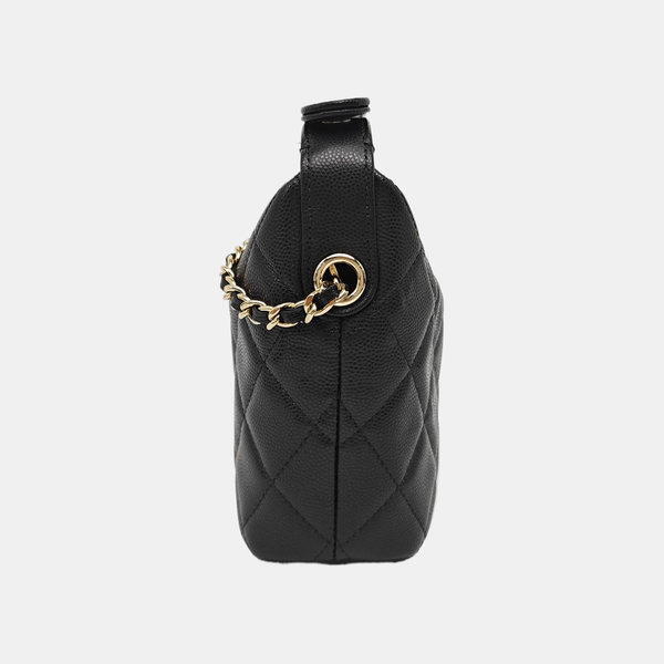 HOBO Quilted Grained Calfskin Black