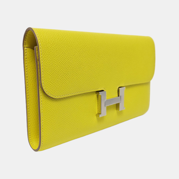 Constance 18 Epsom Yellow Wallet