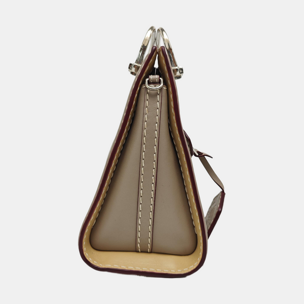Calfskin Shoulder Bag Gray