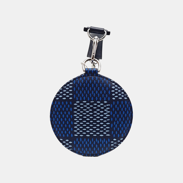 Coated Canvas Shoulder Bag PM Blue
