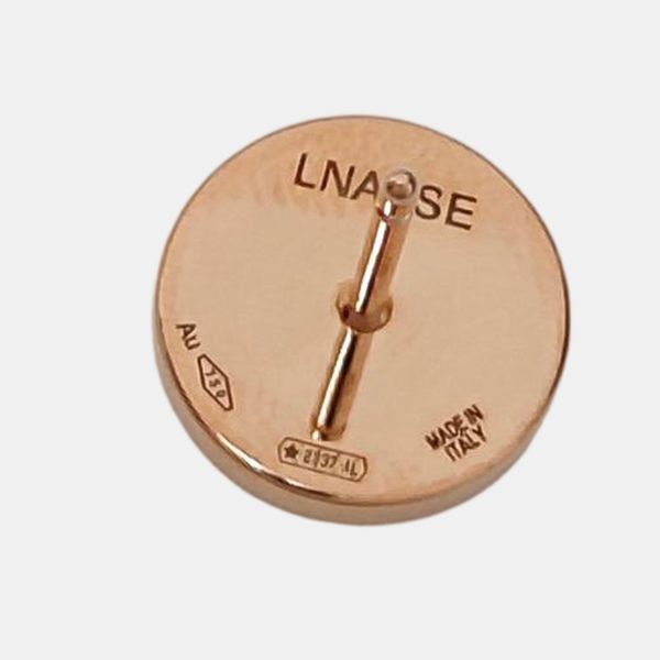 BVLGARI BVLGARI 18k Rose Gold White Stud Earrings