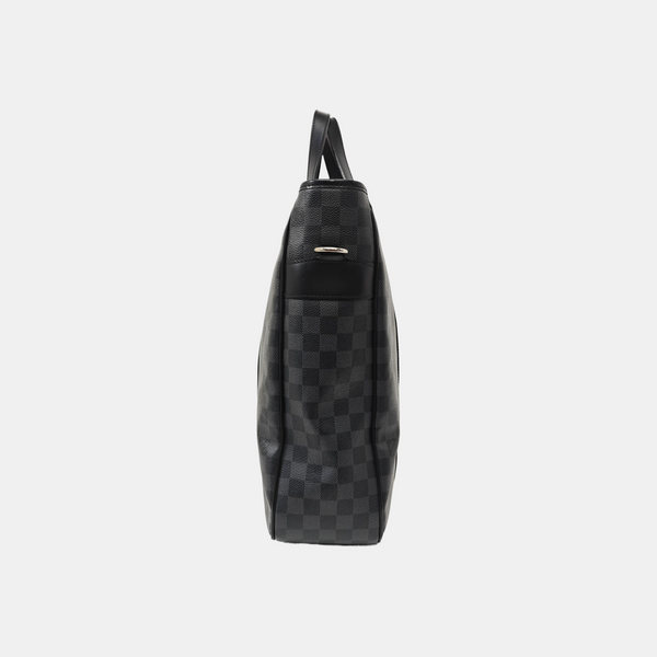TADAO MM Damier Graphite Coated Canvas Gray