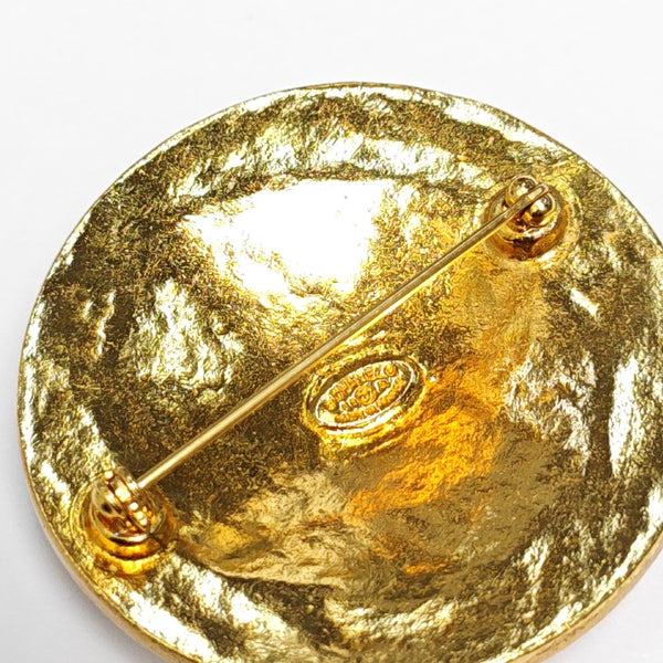 Metal Gold Brooch