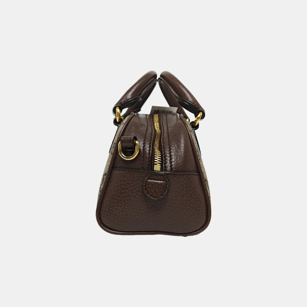 Ophidia Mini Monogram Coated Canvas Beige