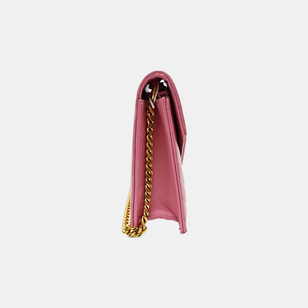 MONOGRAM WOC Chevron Calfskin Pink