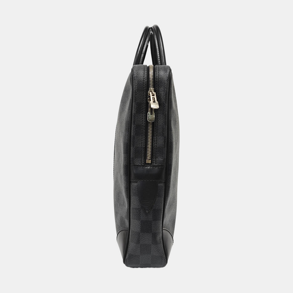 PORTE-DOCUMENTS Damier Graphite Coated Canvas Black