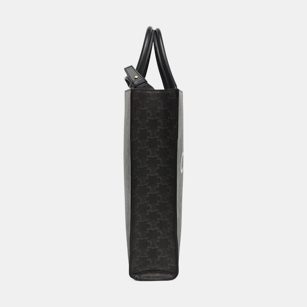 CABAS CELINE Small Coated Canvas Black