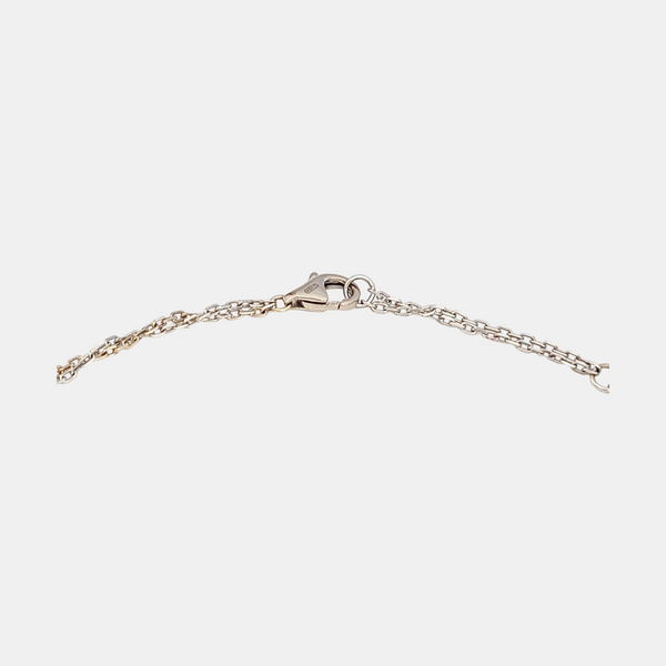 LOVE 18k White Gold Silver Necklace