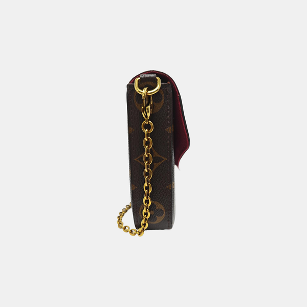 FÉLICIE Monogram Coated Canvas Brown