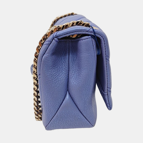 SERPENTI CABOCHON Small Quilted Lambskin Blue