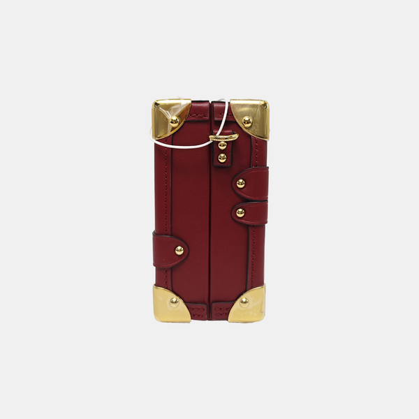 PETITE MALLE Calfskin Red