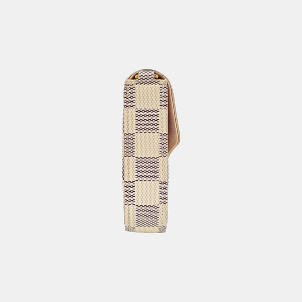 FÉLICIE Damier Azur Coated Canvas White