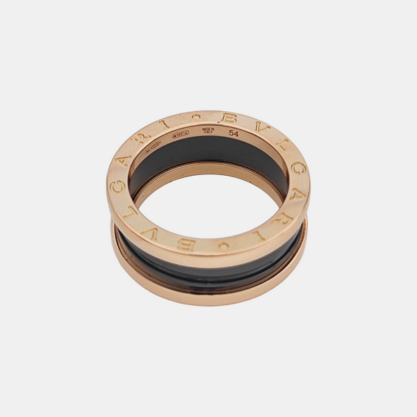 B.ZERO1 18k Rose Gold Ring EU 54