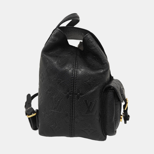 BACKUP Monogram Calfskin Black