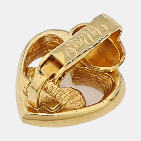 Metal Gold Clip On Earrings